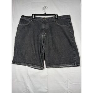 Vintage Polo Ralph Lauren Shorts  Men 46 Black Denim‎ Langley Baggy Y2K Faded